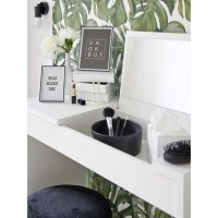 Страхотна бяла тоалетка с чекмедже и огледало, снимка 5 - Тоалетки - 42319553