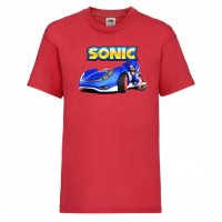 Детска Тениска Соник Sonic The Hedgehog Sonic Car Изненада,Подарък,Игра,Колата на соник, Sonic, снимка 2 - Детски тениски и потници - 37209678