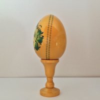 Великденско яйце, дървено №1 - златисто, снимка 5 - Декорация за дома - 38194686