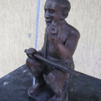  дървена статуетка африканска , снимка 2 - Колекции - 30408481