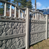 Бетонни ОГРАДИ от бързо сглобяеми ПАНЕЛИ --ПО-ЕВТИНО от оградите със зидани бетонни блокчета