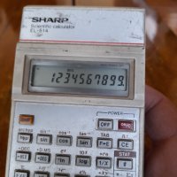 Стар калкулатор Sharp EL-614, снимка 1 - Антикварни и старинни предмети - 40519130