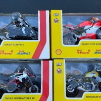 Колекцинерски модел на мотоциклет Ducati Bburago /Shell, снимка 3 - Коли, камиони, мотори, писти - 44470917