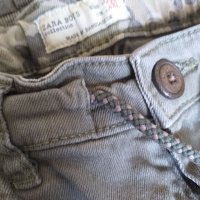 Zara boys дънков панталон размер 140 см./9-10 г. /войнишко зелено/, снимка 2 - Детски панталони и дънки - 34109923