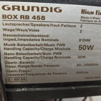 Тонколони Grundig Box RB 458, снимка 3 - Тонколони - 31041691