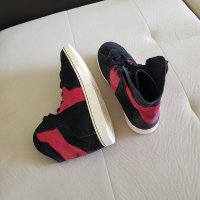 NIKE AIR JORDAN Westbrook 0.2 High "Black/Red" Suede Banned Bred, снимка 4 - Кецове - 38386809