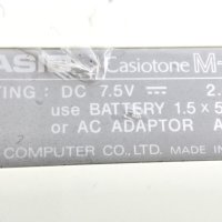 Casio Casiotone M-10 (1980) - ретро рядка преносима клавиатура, снимка 10 - Синтезатори - 40620719