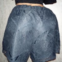 Н&М Къси гащи от подплатена фина дантела М/Л, снимка 1 - Къси панталони и бермуди - 29678826