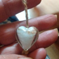 Красиво сърце,камък,висулка, снимка 2 - Подаръци за жени - 30933212