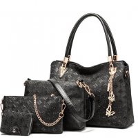 Дамска чанта от Еко кожа - Елегантен комплект чанти от 4 части, снимка 1 - Чанти - 39805358