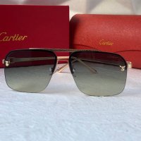 Cartier 2023 висок клас слънчеви очила Мъжки Дамски слънчеви 3 цвята, снимка 9 - Слънчеви и диоптрични очила - 40515443