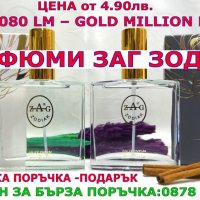 ПАРФЮМИ-ПРОИЗВОДИТЕЛ"ZAG ZODIAK SHOP"-ПАРФЮМИ НАЙ-ВИСОК КЛАС-18%-ZAG 080 LM-GOLD MILLION LADY, снимка 1 - Дамски парфюми - 35762469