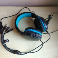 Светещи геймърски слушалки с микрофон Fury Hellcat, снимка 5 - Слушалки за компютър - 42744824