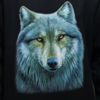 Нов мъжки суичър с дигитален печат Вълк, Серия вълци, снимка 2 - Суичъри - 30197534