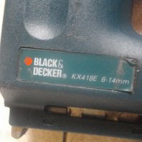 Black Decker-Електрически Такер Дърводелски Комбиниран-Скоби/Пирони-6-14мм-1500 Вата-20 Удара/мин, снимка 11 - Други инструменти - 36639399