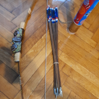 Индиански лък с колчан стрели, снимка 4 - Лъкове и арбалети - 44533321