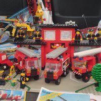 Lego legoland пожарна , снимка 1 - Конструктори - 39788165