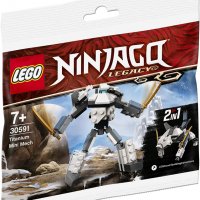 НОВИ! LEGO® 30591 Ninjago Титаниев мини робот 2в1, снимка 1 - Конструктори - 38573516