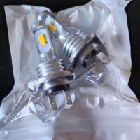 Уникални H7 лед LED крушки, 3000к топло жълта светлина 12V, снимка 6 - Аксесоари и консумативи - 44318862