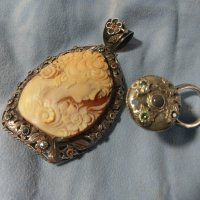 Медальон камея - рапан, снимка 5 - Колиета, медальони, синджири - 31878170