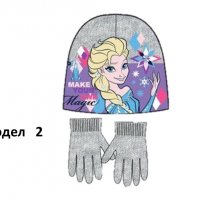 Намалени! Лот детска шапка и ръкавици Frozen - M1-3, снимка 3 - Шапки, шалове и ръкавици - 31548956