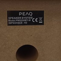 Аудио система PEAQ PMS200BT-W, снимка 4 - Аудиосистеми - 30915919
