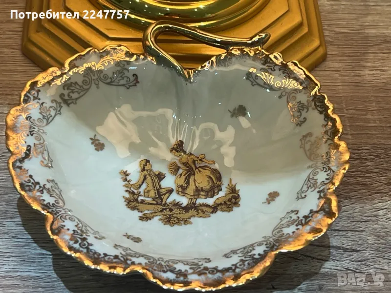 LIMOGES JS Антично малко плато, снимка 1