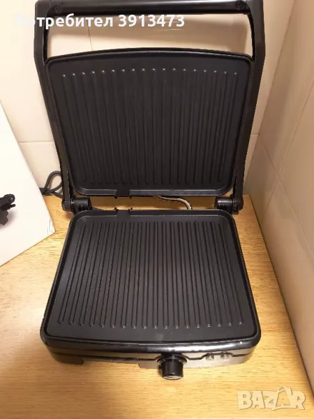 Чисто нова контакт грил скара TAURUS ASTERIA 2200w 29×23cm, снимка 1