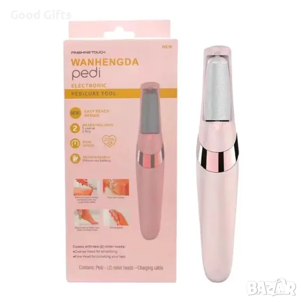 Професионална Електрическа безжична пила за пети, снимка 1