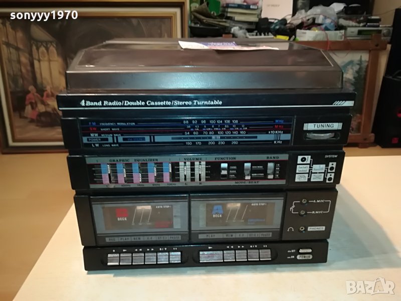 international deck tuner amplifier грамофон 0708212019, снимка 1