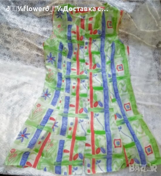 Дамска Чисто НОВА лятна рокля с копчета от НЕМАЧКАЕМА материя за ежедневие и плаж-размер М,Л,ХЛ🏝️, снимка 1