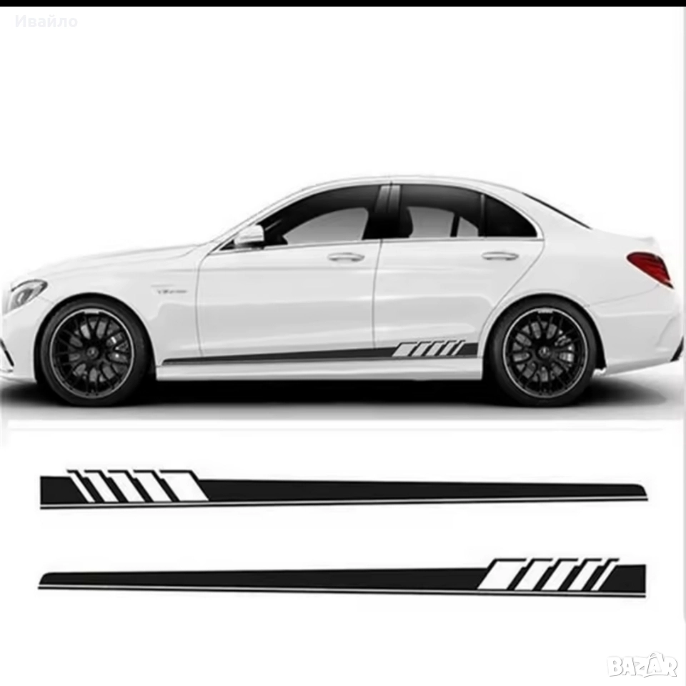 Странични спортни тунинг стикери за кола., снимка 1