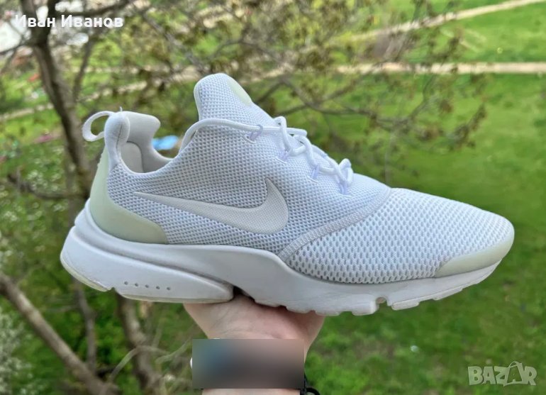 оригинални маратонки NIKE AIR PRESTO FLY WHITE  номер 45,5-46, снимка 1