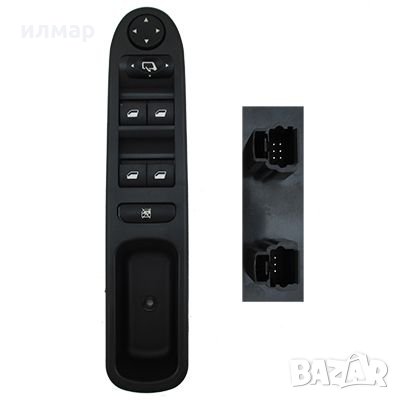 6554.KT  Бутони за ел.стъкла,копчета ,панел  за Пежо 307 , снимка 1