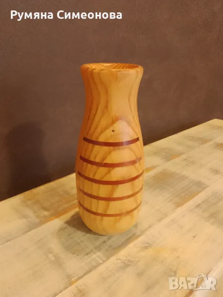 Ваза от дърво, снимка 1