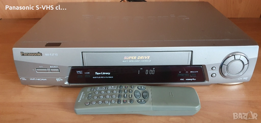Panasonic NV-J710B VHS-HiFi stereo recorder 6HEAD , снимка 1