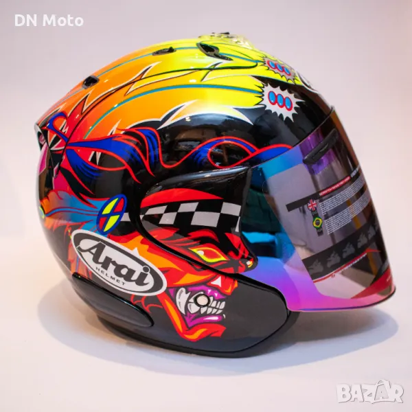 Каска за мотор пистов , скутер , ел. тротинетка др. ( Размер L 59-60 ), снимка 1