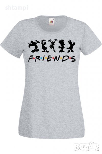Дамска Тениска Mickey Friends,Изненада,Повод,Подарък,Празник, снимка 1
