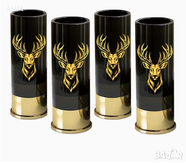 Пластмасови чаши - еленска глава., снимка 1