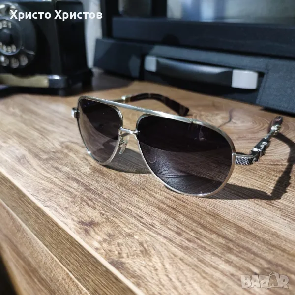 Мъжки луксозни слънчеви очила Chrome Hearts Blade Hummer 2, снимка 1
