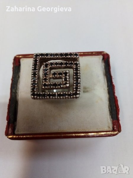 Пръстен сребърен , снимка 1