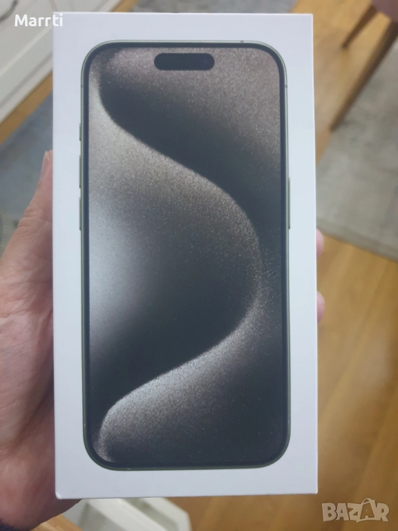 Iphone 15 pro 128gb neutral titanium нов от А1, снимка 1
