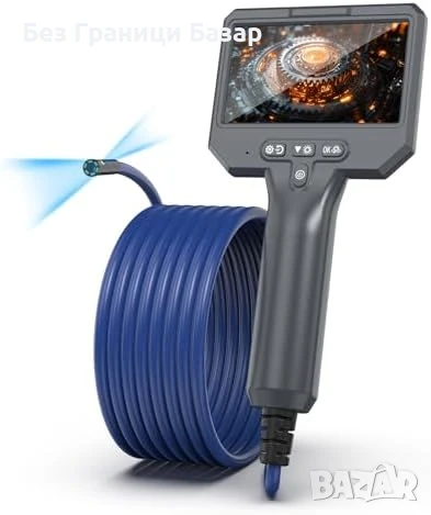 Нов ендоскоп Водоустойчива инспекционна камера 1920P с гъвкав кабел, снимка 1