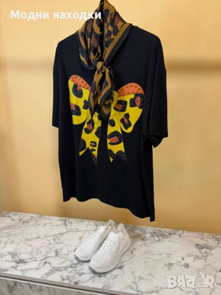 тениска с шал, снимка 1
