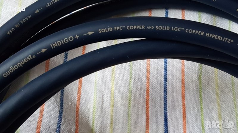  Кабели за тонколони  Audioquest Indigo+  2 X 2.50m, снимка 1