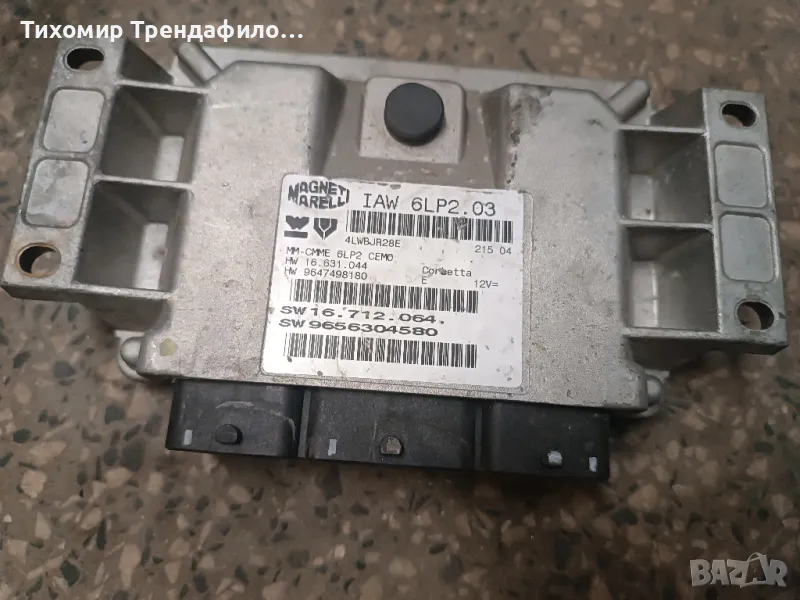 ECU комп Citroen 1.4 ECU IAW6LP2.03 , 6LP2 CEMO, 16.631.044 , 9647498180 , 16.712.064 , 9656304580, снимка 1