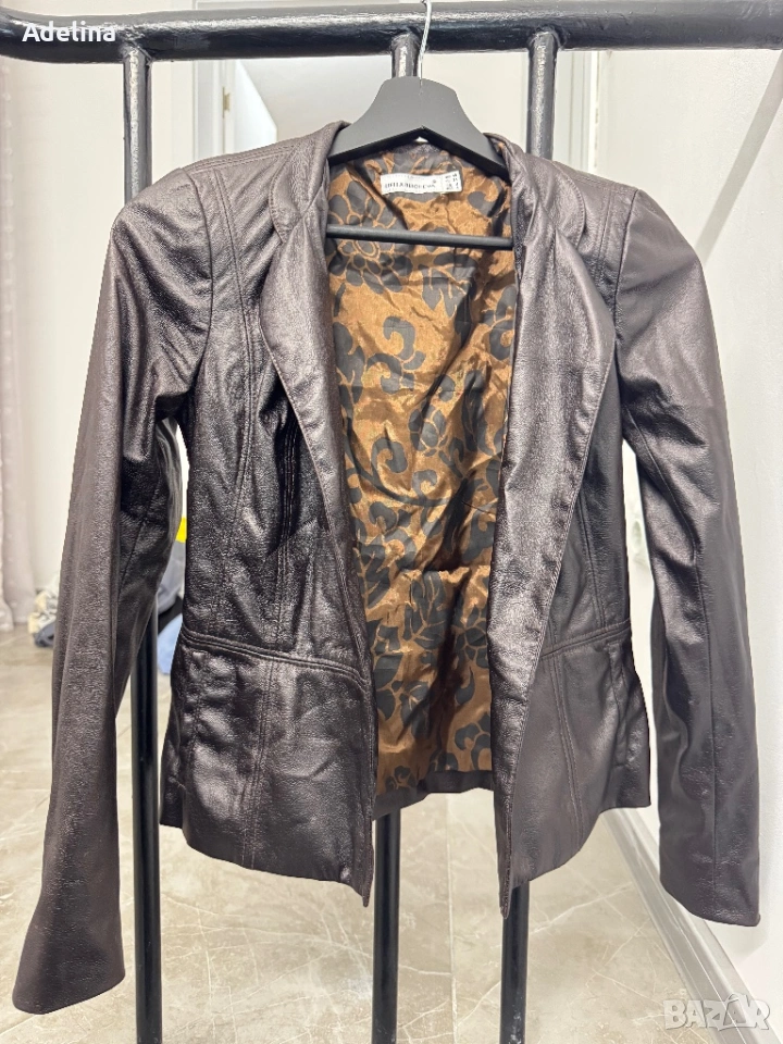 кожено пролетно яке , снимка 1