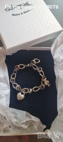 Посребрена гривна, снимка 1