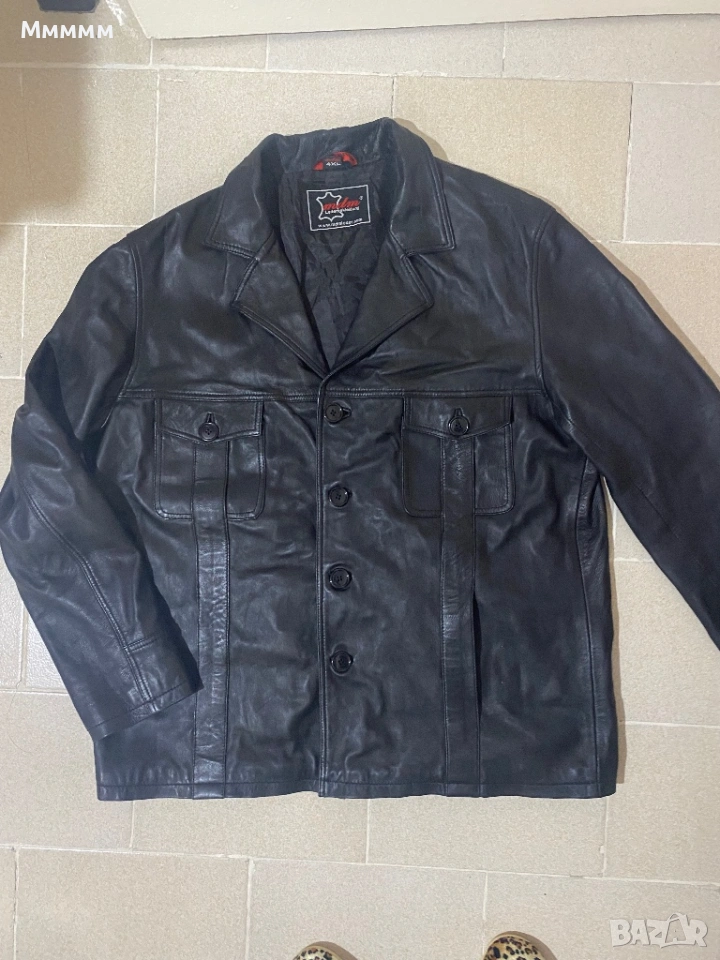 Кожено яке естествена кожа 3XL, снимка 1