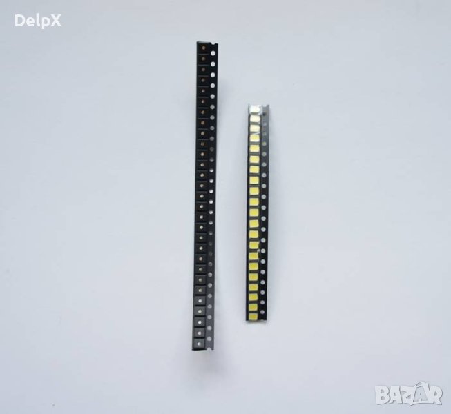 Светодиод SMD 3528 топло бял 3-3,5V 20mA, снимка 1